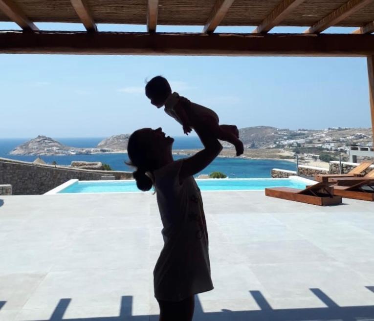 Villa Agapi, 2 Min Walk To The Beach & Heated Pool, By Red Windmill Villas Kalafati Eksteriør billede